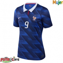 Camiseta Francia Marcus Thuram #9 Primera Equipación para mujer Mundial 2026 manga corta
